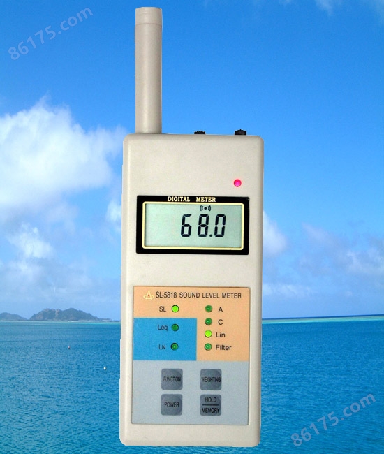 机车噪声建筑环境声学电声测量声级计噪音计SL5818